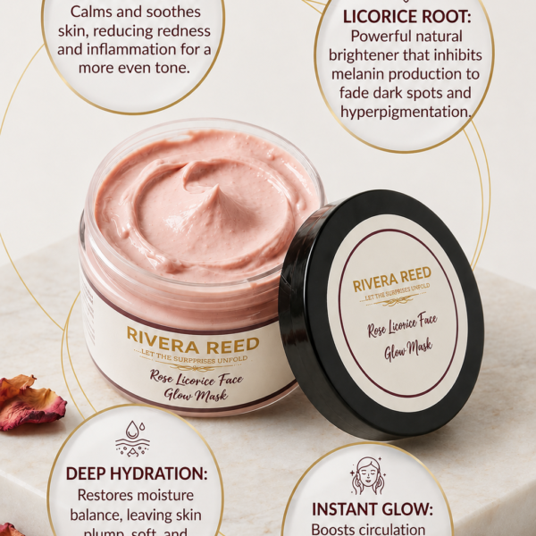 Rose Licorice Face Glow Mask